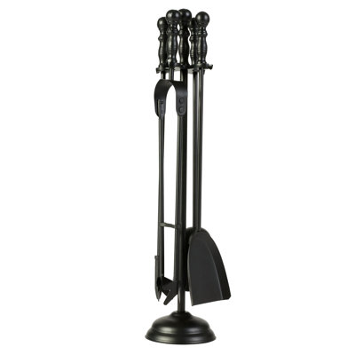 Alcivar Iron Fireplace Tool Set