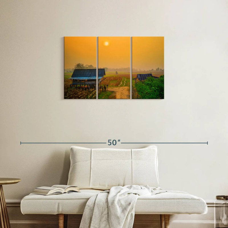 Alvord, coucher de soleil en Thaïlande, H 20 po x l 33 po