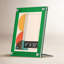 Cadre de table vert Kelly 8 x 10 po avec quincaillerie argentée Wexel Art-110967291