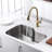 31" Undermount Stainless Steel Single Bowl Kitchen Sink