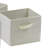 Foldable 6-Pc Fabric Decorative Storage Basket in Beige Finish, 8.78'' H X 10.9'' W X 10.01'' D-50762836-50762834