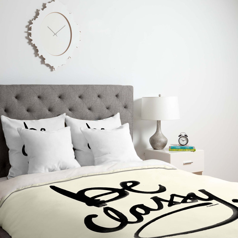 Ensemble de housse de couette be classy, Housse de couette pour grand lit et 2 taies décor, Léger