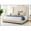Lit tapissier dans une boîte beige avec tête de lit plissée élégante et confort moelleux pour une expérience de sommeil luxueuse-1967910823-1967910821