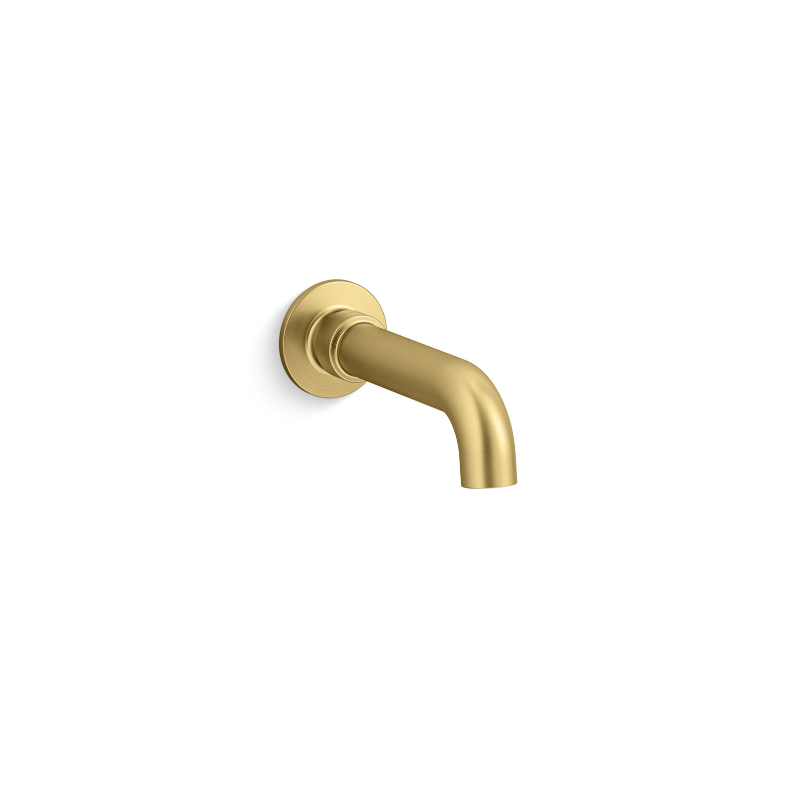 Castia by Studio McGee Wall-Mount Bath Spout, Moderne Brass