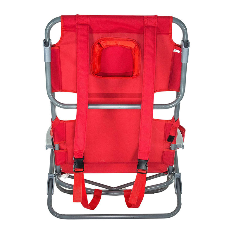 Chaise de camping pliante, Rouge