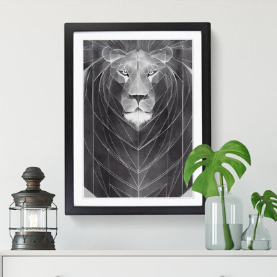 Lion View - Single Picture Frame Print