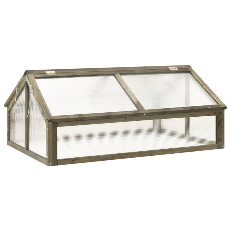 44.8' W x 31.4' D Cold Frame, Gray
