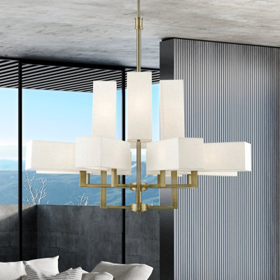 Elser 12 - Light Dimmable Chandelier