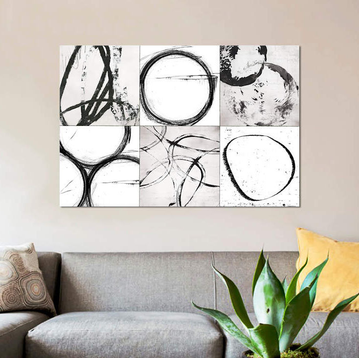 « basic grey », impression sur toile, H 8 po x l 12 po x P 0,75 po
