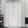Capri 38'' W 79'' H Framed Neo-Angle Reversible Shower Kit in Chrome