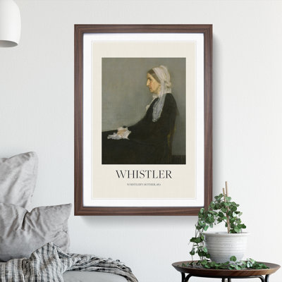 Artists Mother Vol.2 by James Mcneill Whistler - Picture Frame Graphic Art