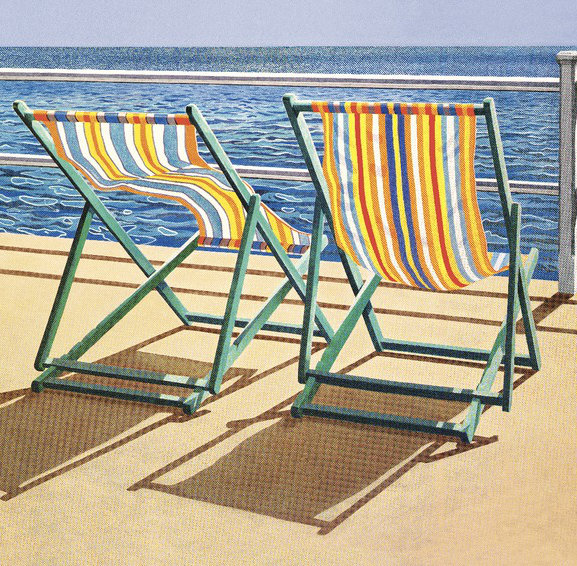 Summer Breeze by Jonathan Sanders - No Frame Rectangle Painting on Canvas, 40cm H x 50cm W, Canvas, No Mount