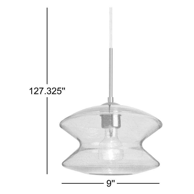 Luminaire suspendu géométrique 1 lumières simple Yara, Or, Bronze