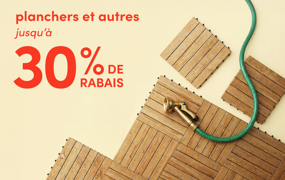 planchers et autres en solde
