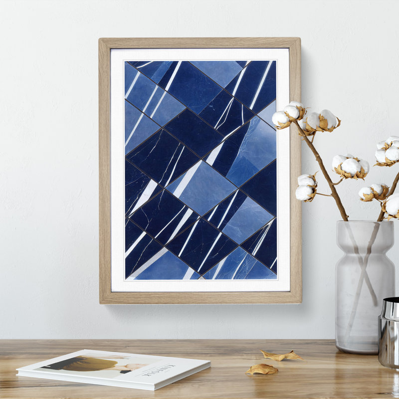 Sensational - Single Picture Frame Print, Oak, 64cm H x 46cm W x 2cm D