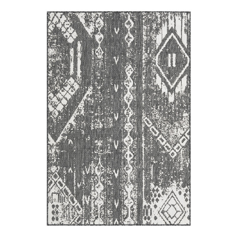 Wilmslow Geometric Indoor / Outdoor Rug, Rectangle 4' x 6'