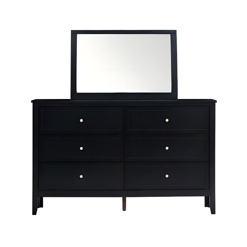 Commode Daniel G1313-D-50 (sans miroir), noir, Noir