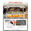 Table chauffante commerciale 9 x 1/3 casseroles