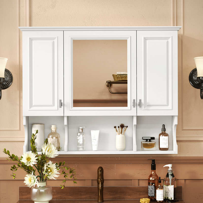 Edison Medicine Cabinet, White