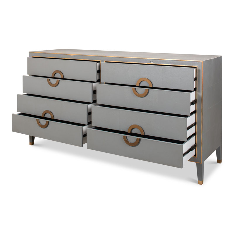Shagreen 76'' Sideboard, Storm Gray