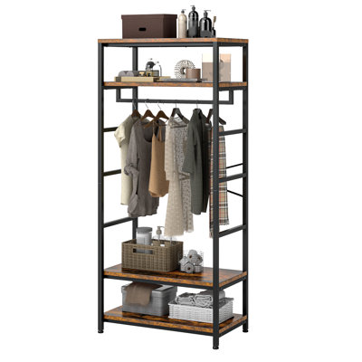 80 cm W Hall Tree with Storage Bench and Shoe Storage