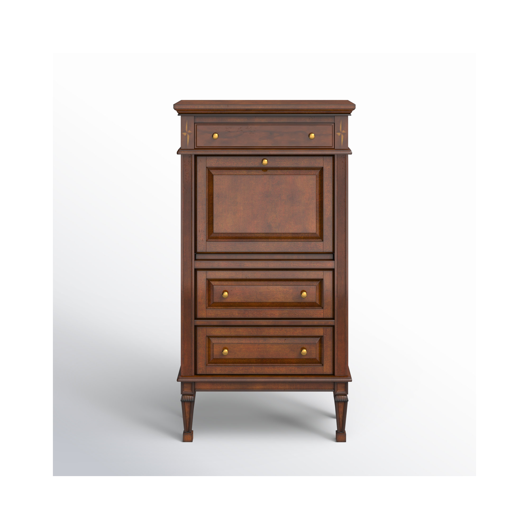 Valmont Storage Cabinet, Dark Brown