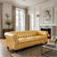 Canapé Chesterfield à accoudoirs roulés 3 places 84,65 po-134750960