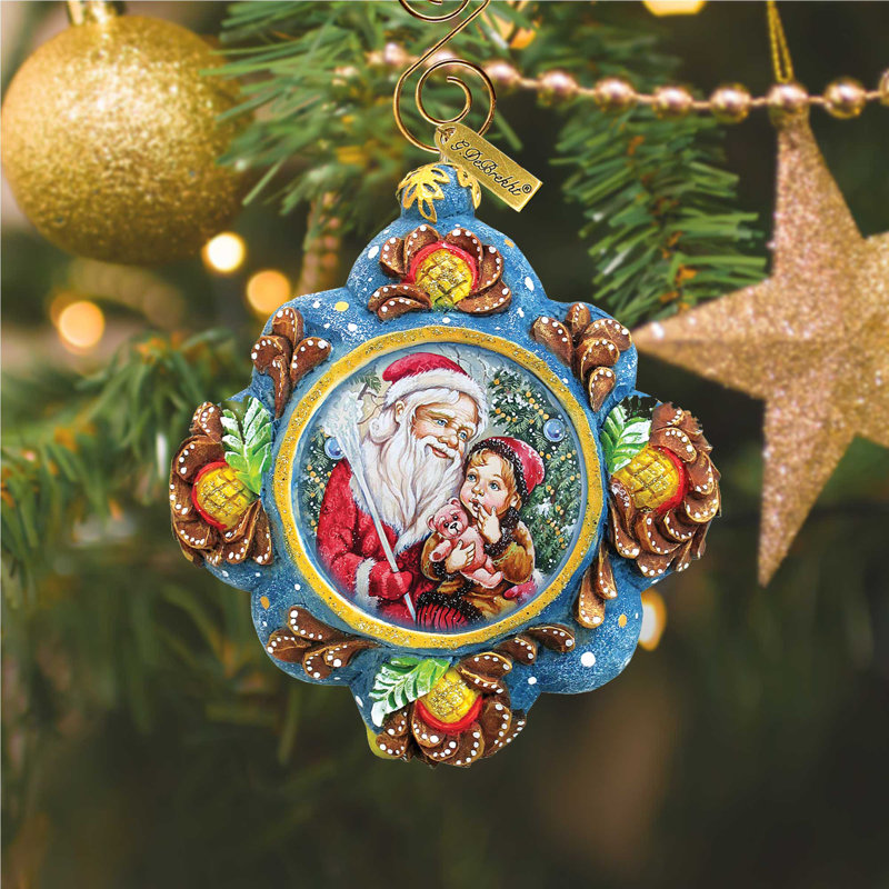 Treasured Memories Sharing Secrets Ornament Derevo Collection