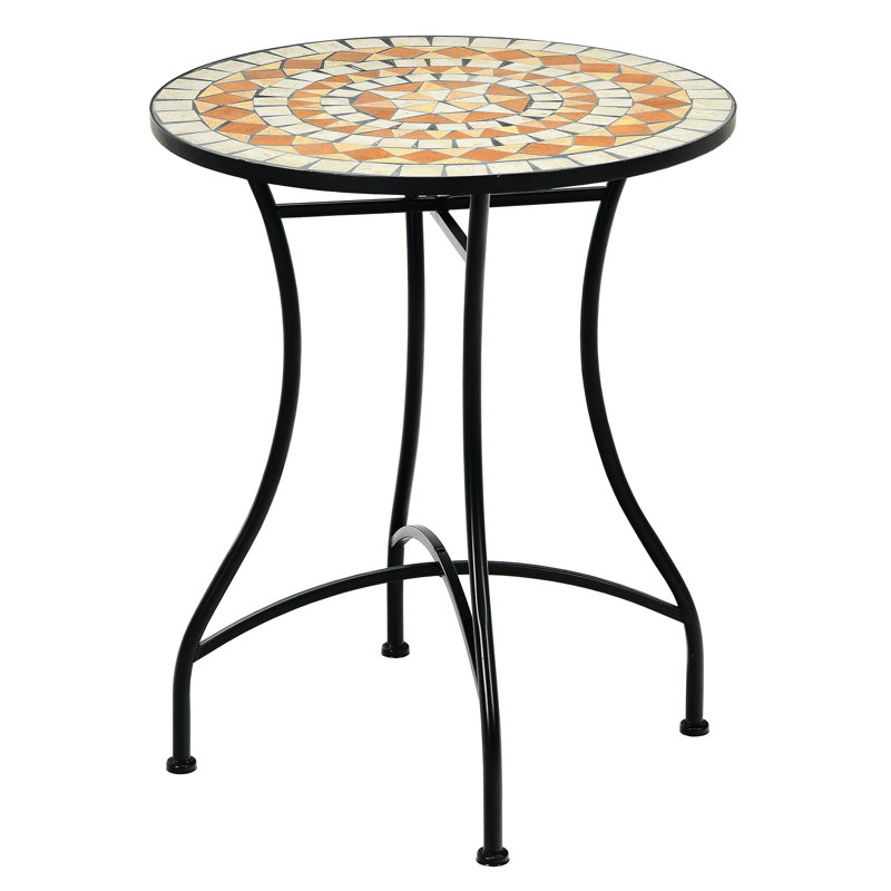 Nakagawa Round Metal Outdoor Bar Table , 60cm cm W 60cm cm D