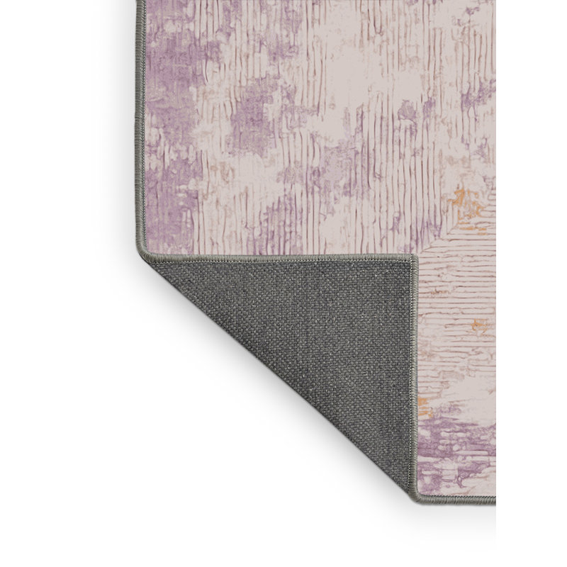 Tapis gris soyeux et moelleux, Rectangle 4 pi x 6 pi