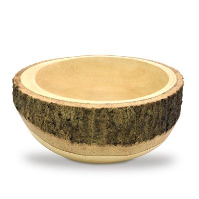 Millwood Pines Aakin Wood Serving Bowl