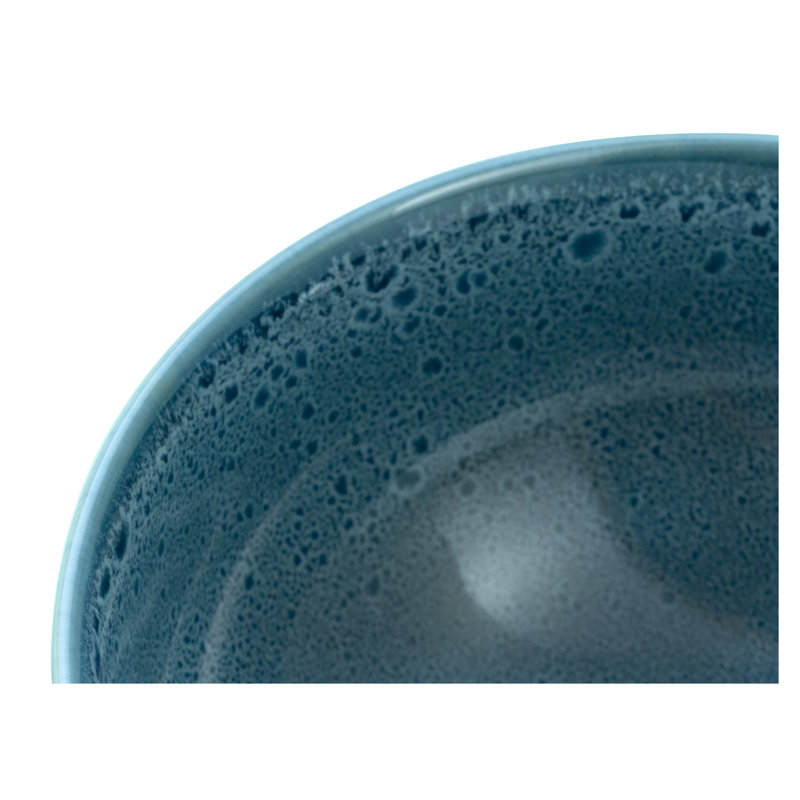 Reactive BLUE Piece Stoneware Dinnerware Set - Service for 4