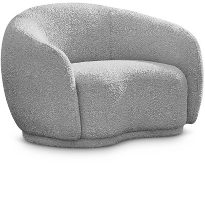 Hyde 42" W Boucle Fabric Chair