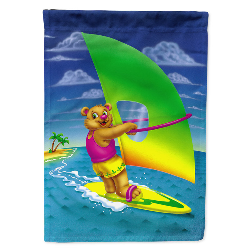Fitz Double Sided 15'' H x 11'' W Polyester Animal Garden Flag