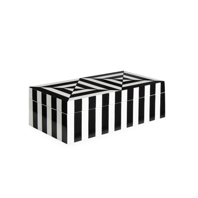 Op Art Handmade Lacquer Decorative Box