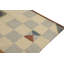Scandinavian Hand Knotted Wool Geometric Area Rug-2022657683