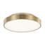 Plafonnier encastré rond 1 lumière DEL Chrome-1466441137