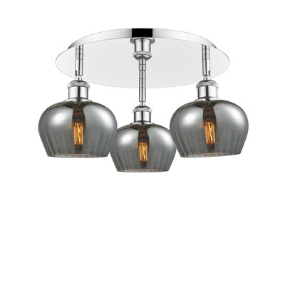 Bergeman Glass Flush Mount