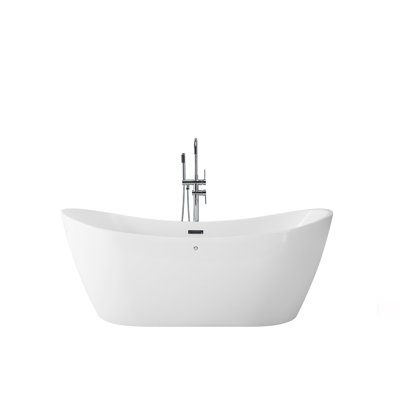 Metcalfe 1680mm x 800mm Whirlpool Acrylic Bathtub