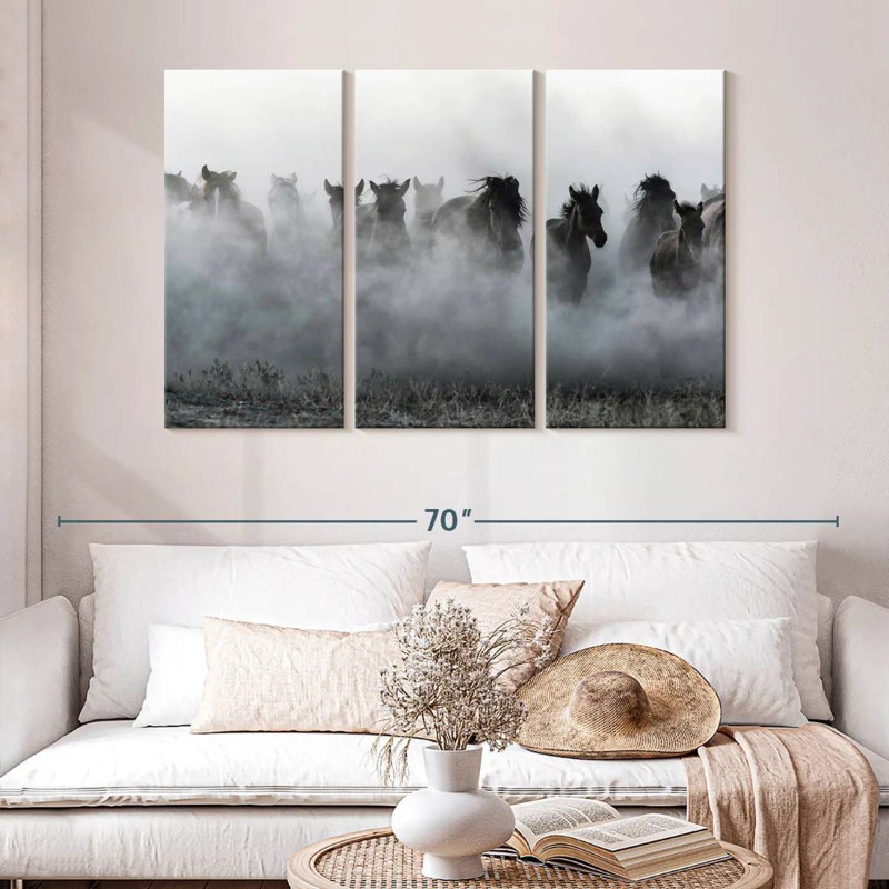 Brampt Turkish Horses, 32" H x 50" W