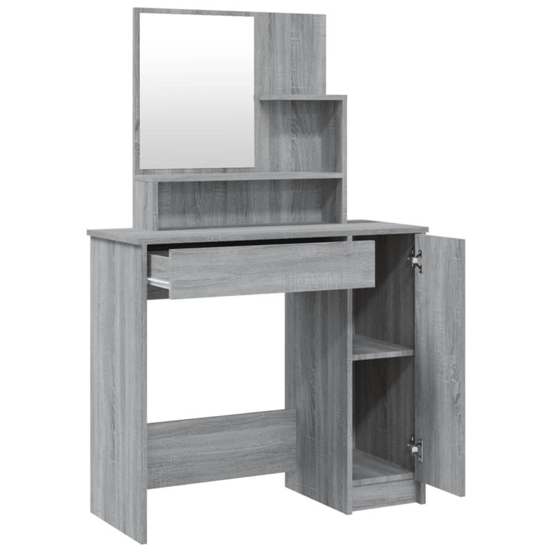 Makaliah Dressing Table, Grey Sonoma