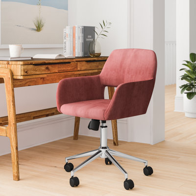 Chaise de travail pivotante à 360 degrés Elliana avec conception ergonomique, réglable en hauteur pour la chambre à coucher et le bureau
