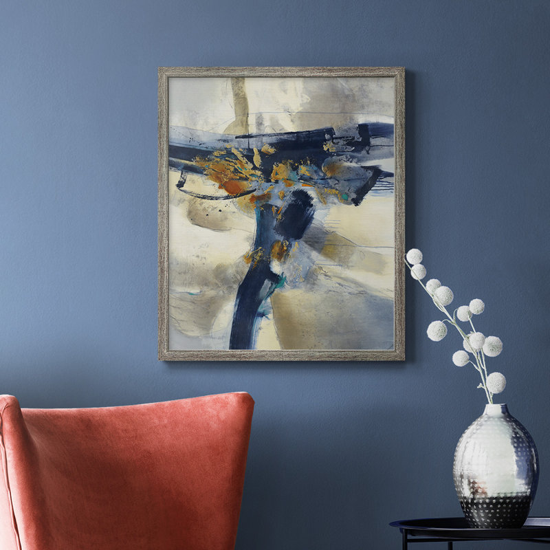 Blast Premium Framed Canvas - Ready to Hang, Gray, 24" H x 20" W