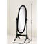 Miroir traditionnel rose avec cadre en bois