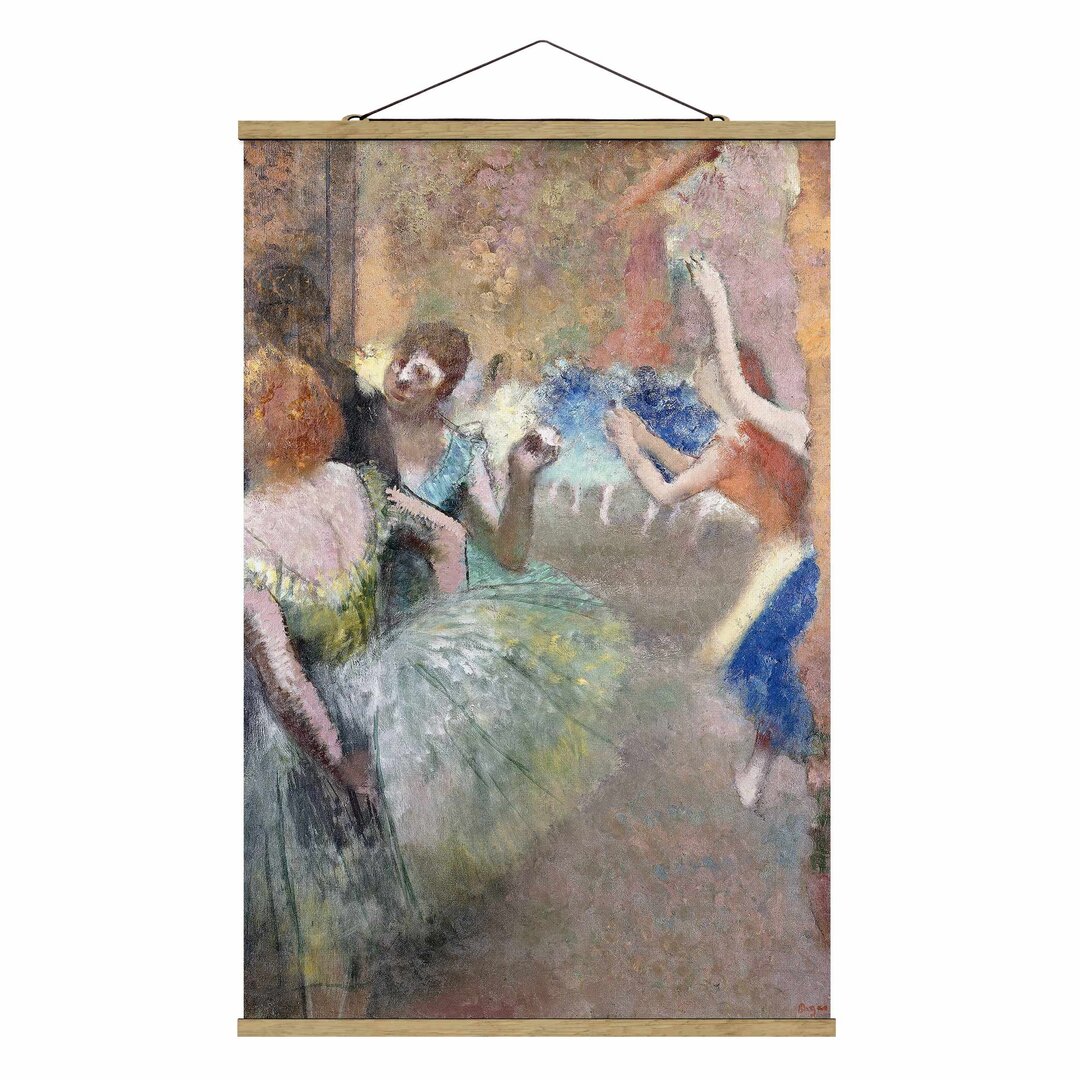 Stoffbild Ballet Scene von Edgar Degas