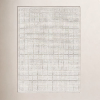 Jacey Hand-Woven Checkered Rug