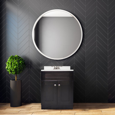 Ensemble de meuble-lavabo de 25 po avec plateau en marbre de culture Brookings, assemblé, Sherwin Williams - Design House, 215624