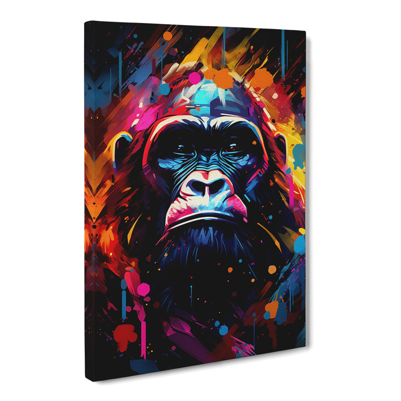 Gorilla Futurism - No Frame Print, 60cm H x 40cm W x 3cm D