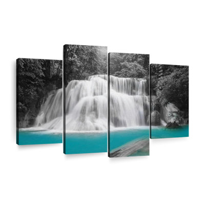 «Pop Rainforest Waterfall», reproduction sur toile