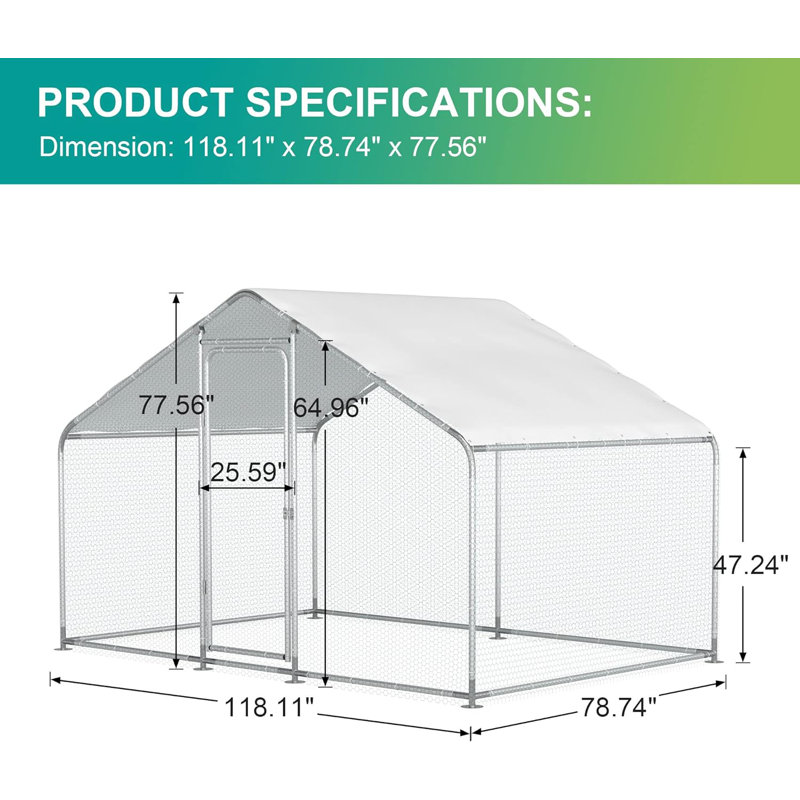 Dorys Weather Resistant Small Animal Cage